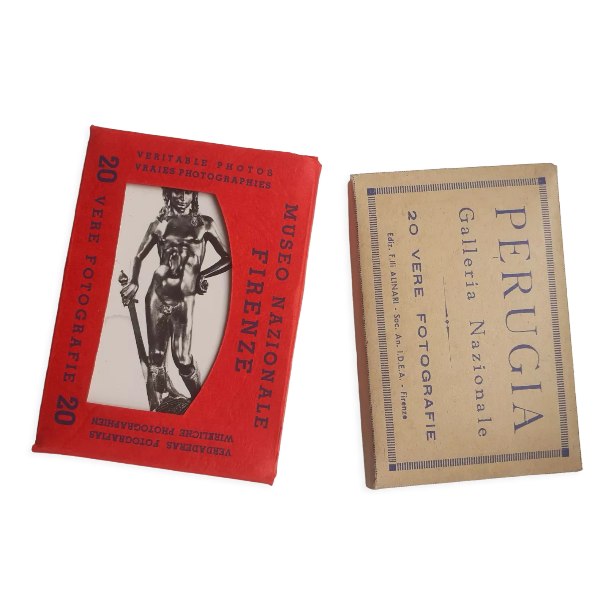 2 old photo covers - Italy