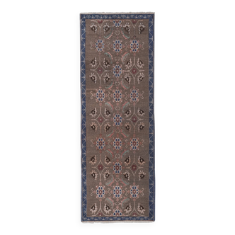 Tapis vintage turc de oushak tissé à la main 79x230 cm