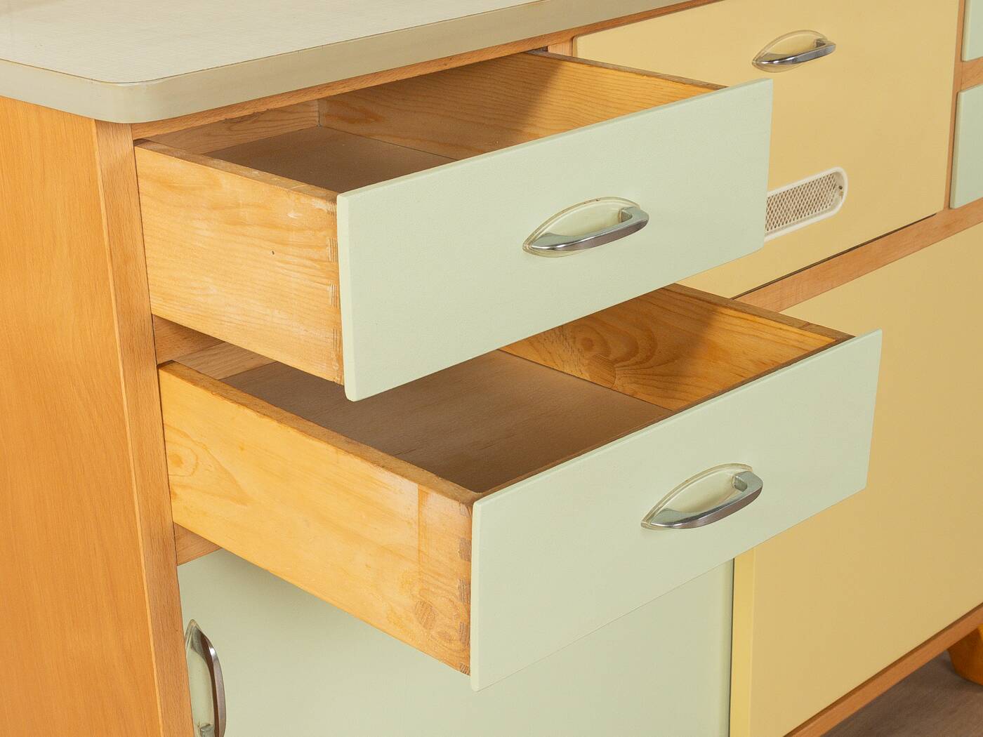 charming kitchen cabinet, vintage