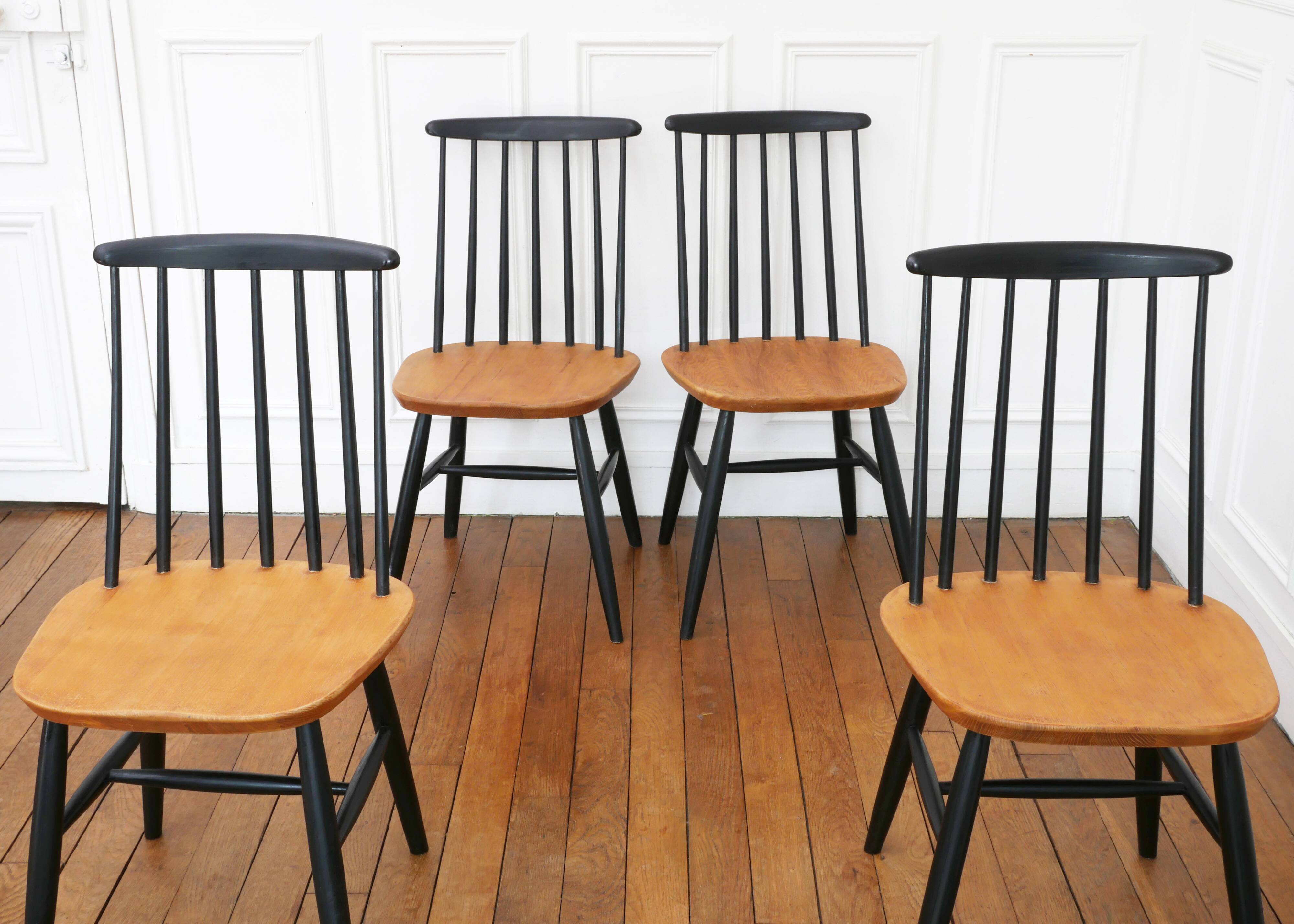 4 Vintage Chairs - Restored