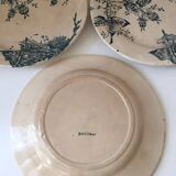 Antique Boutras Iron Earth Plates