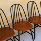 Set of 4 chairs Scandinavian by Sven Erik Fryklund for Hagafors Stolfabrik