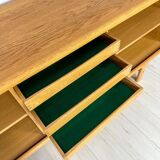 1960s Large Vintage Danish Mid-Century Oak Sideboard by Dyrlund