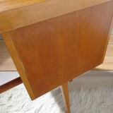 Vintage desk Ekawerk compass feet 50s