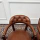 Set of Classic English Chesterfield Desk Chairs