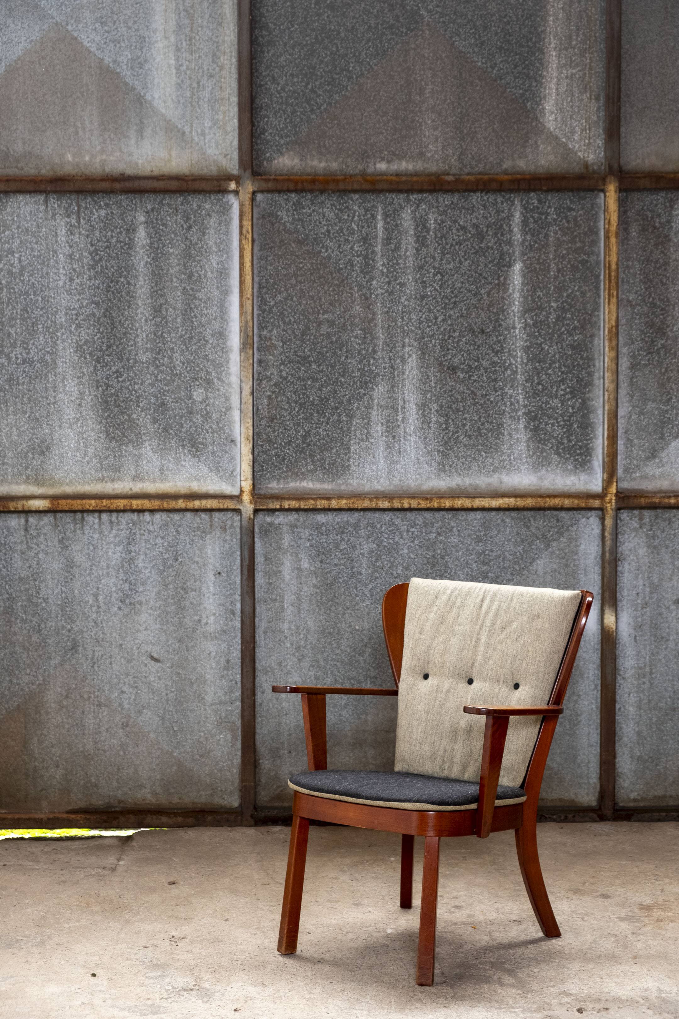 Fauteuil Canada par Christian E. Hansen, par Fritz Hansen, 1944 Danemark