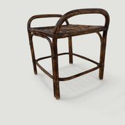 Rattan side table