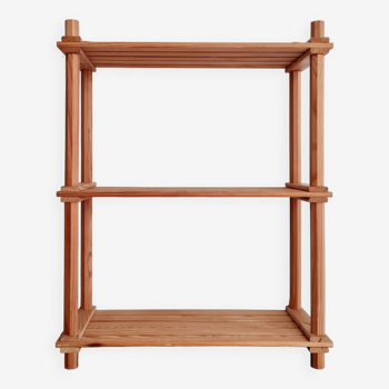 Wooden shelf - wooden bookcase