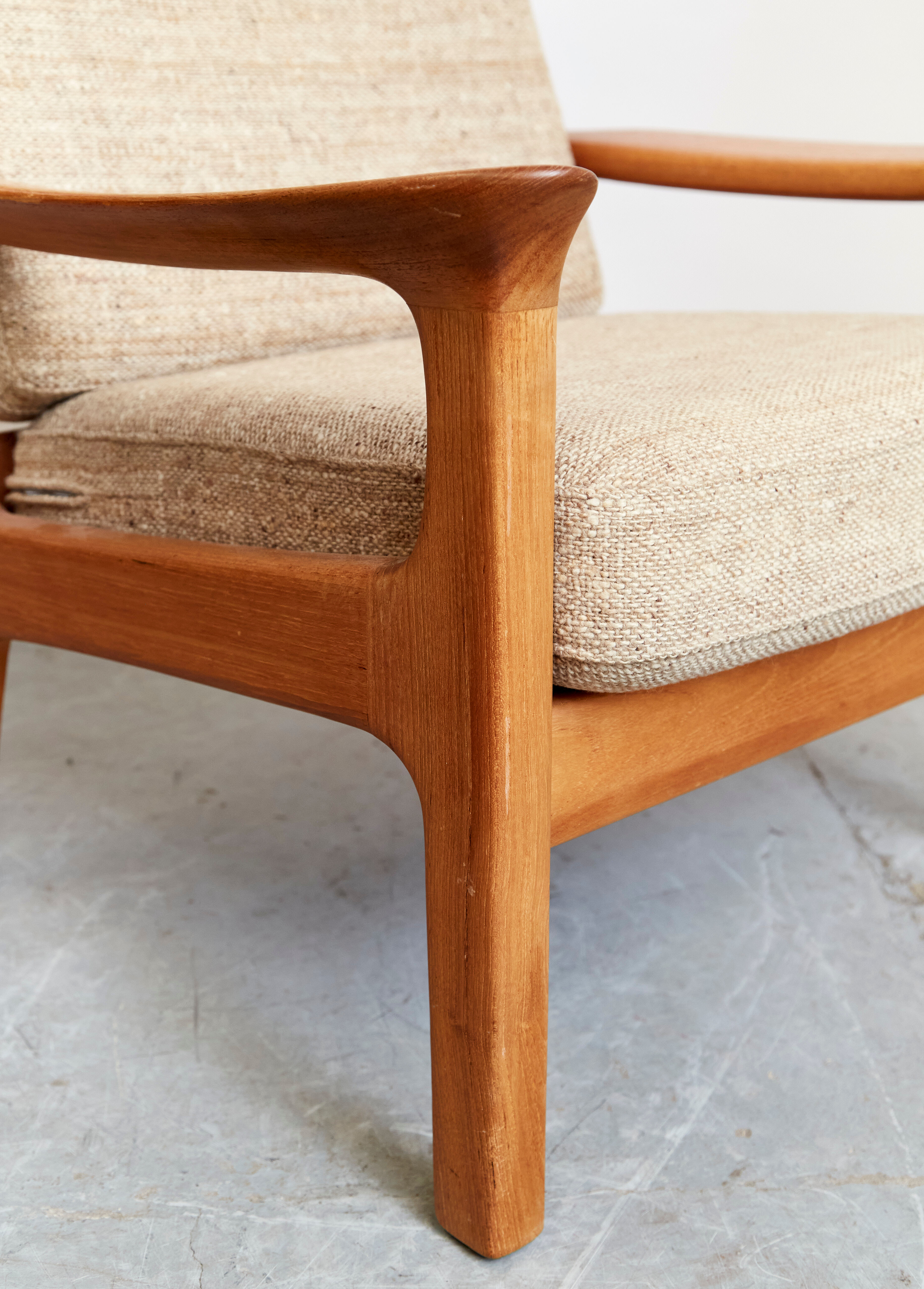 Juul Kristensen Highback Chair & Holstebro Ottoman