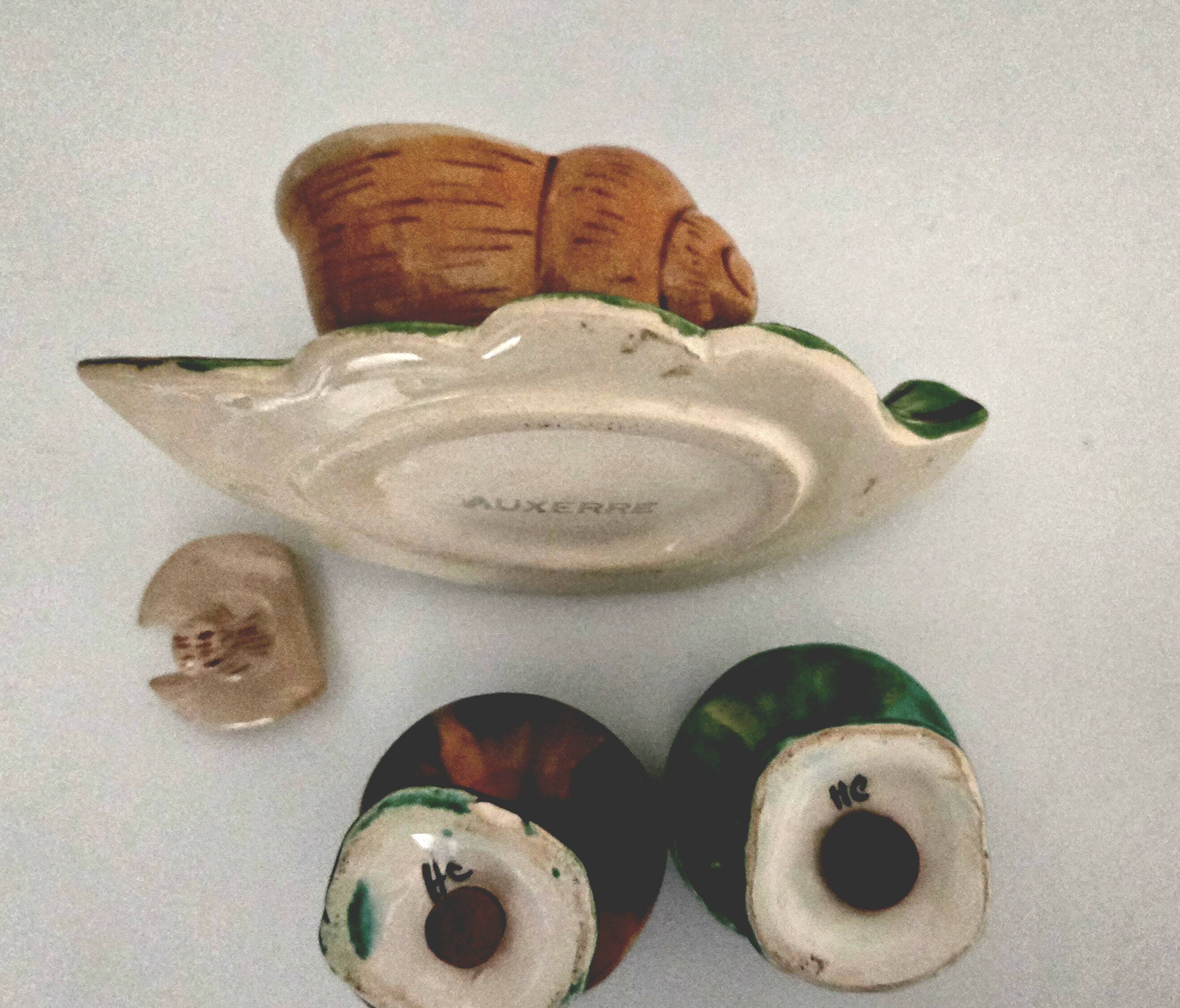 Mustard, pepper, and salt service