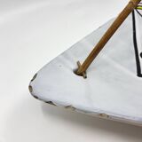 Colossal Roger Capron ceramic cup from the French Riviera, 1950s