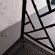 Black lacquered chair, faux bamboo, Chippendale, Jonathan Adler