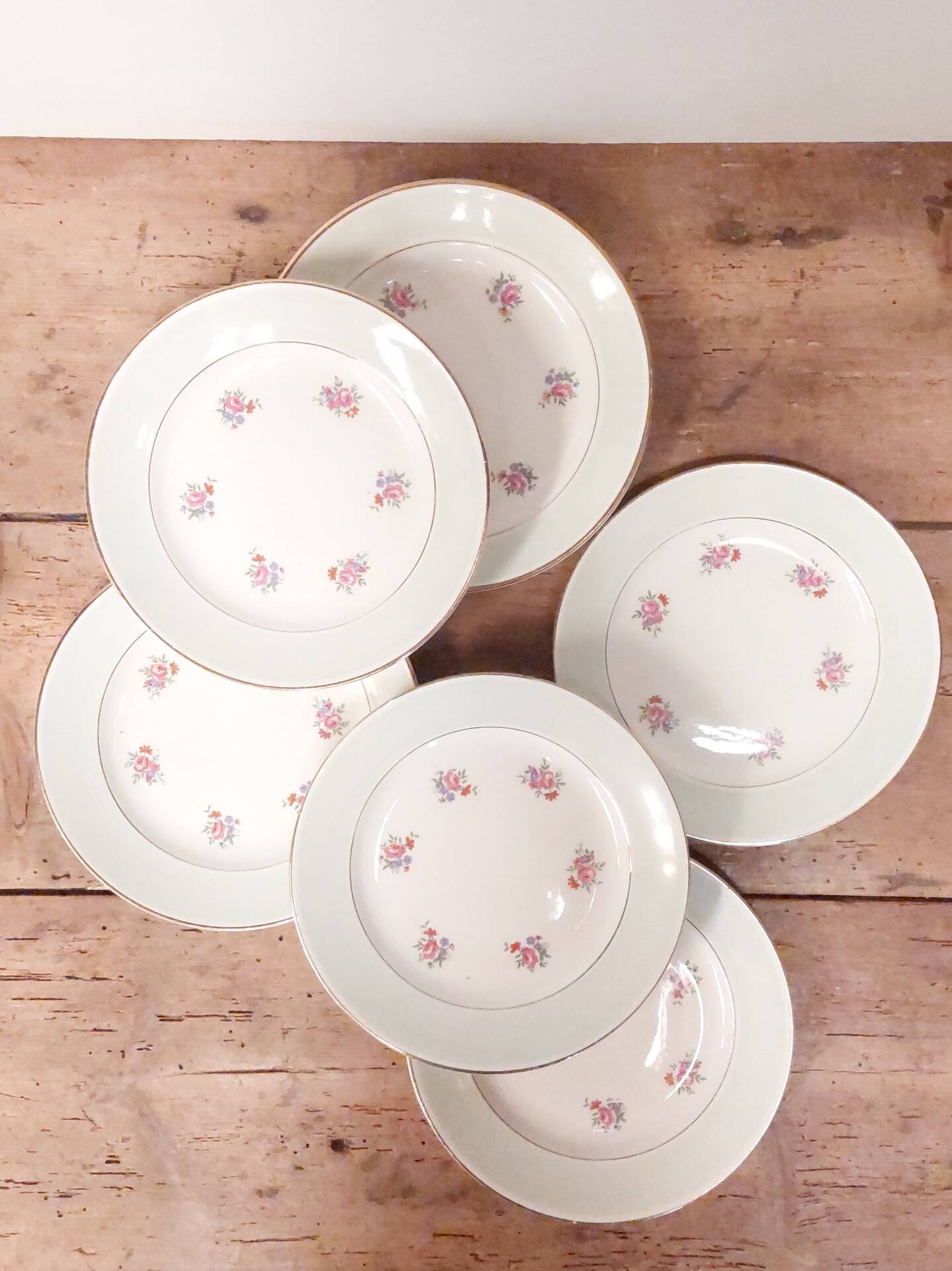 Dessert plates l’Amandinoise - Set of 6