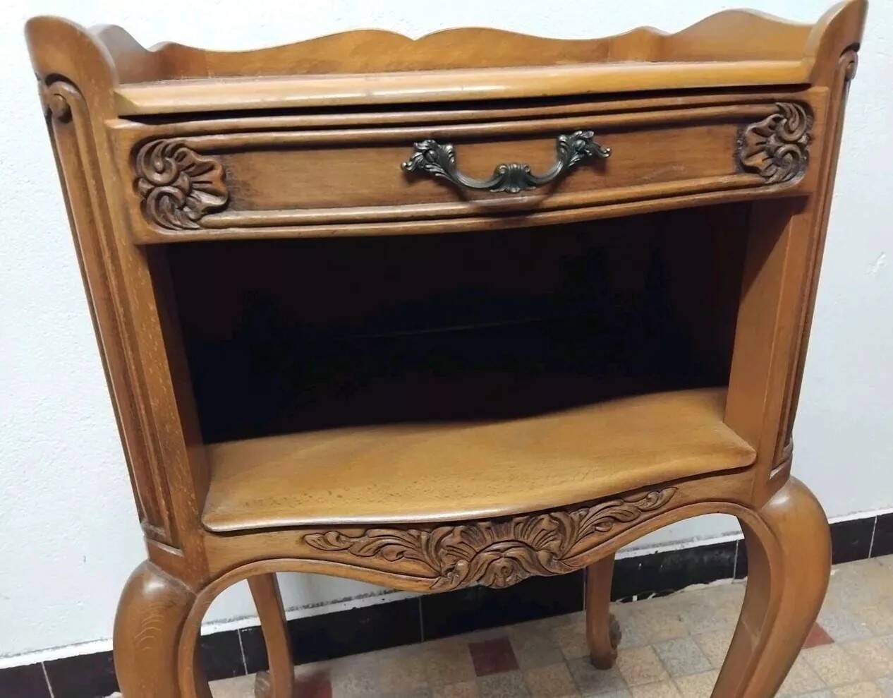 Pair of Antique Louis XV Style Nightstands