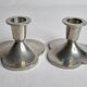 Pair of Just Andersen designer candlesticks, Denmark