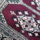 Tapis vintage ouzbek Boukhara fait main en laine – 55 x 65 cm – Années 1970