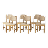 Henning Kjærnulf, Razor blade, Dining chair (set of six)