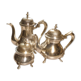 Coffee service in silver metal stamped Frionnet François,