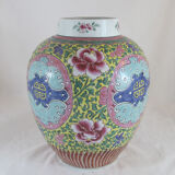 Chinese vase pink family