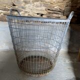 Metal basket, industrial style