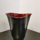 Vase Elchinger noir et bordeau