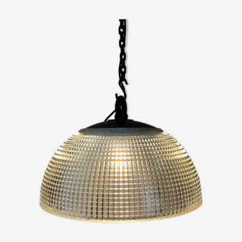 Suspension demi-boule Holophane 1960