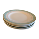 Six flat plates decor Sully by Ceranord/ vintage 50/60s