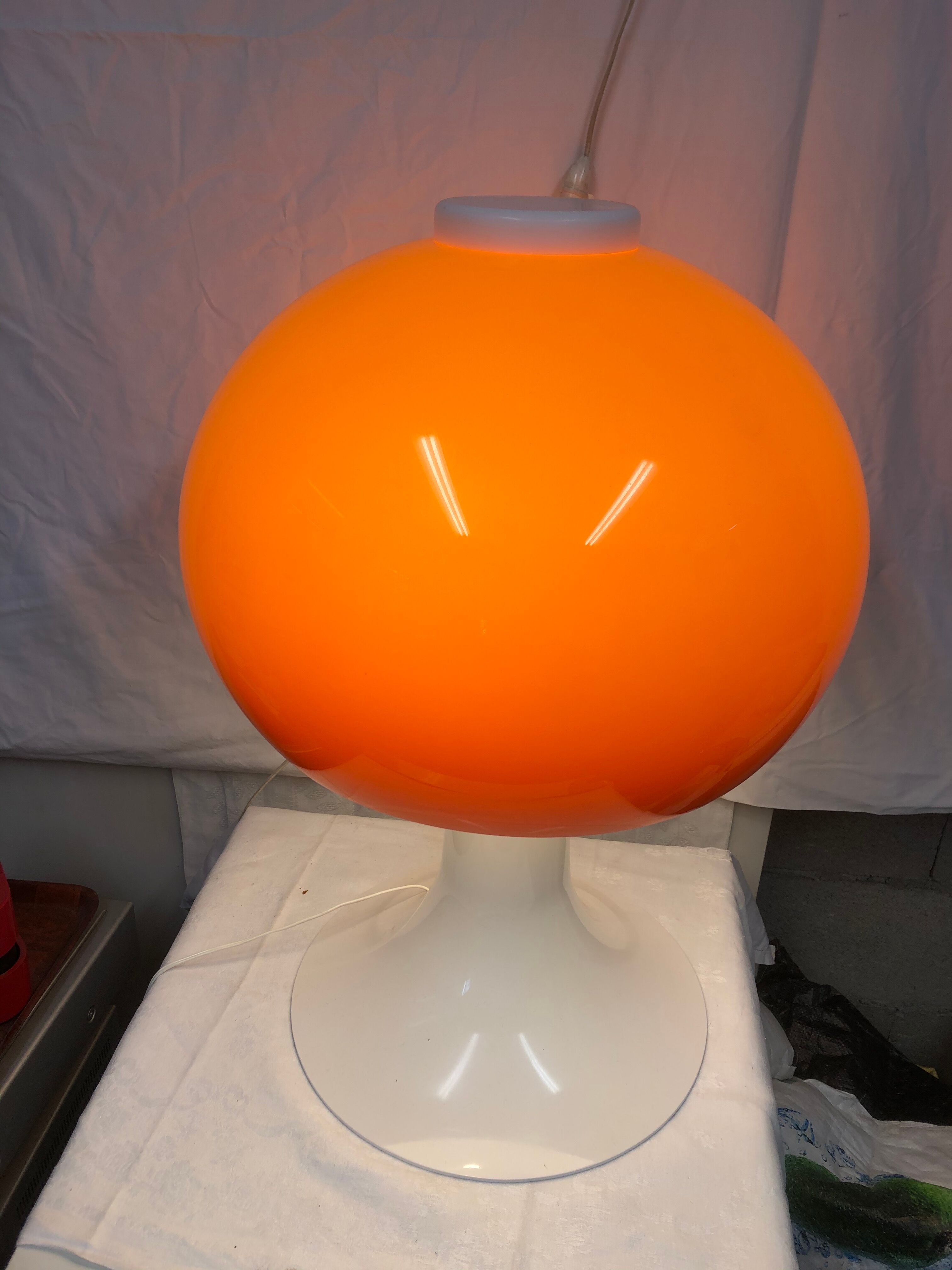 70s mushroom lamp
