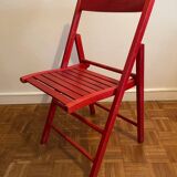 2 Vintage Wooden Folding Chairs