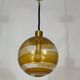 Mid-century Italian Murano glass sphere pendant lamp from 60s