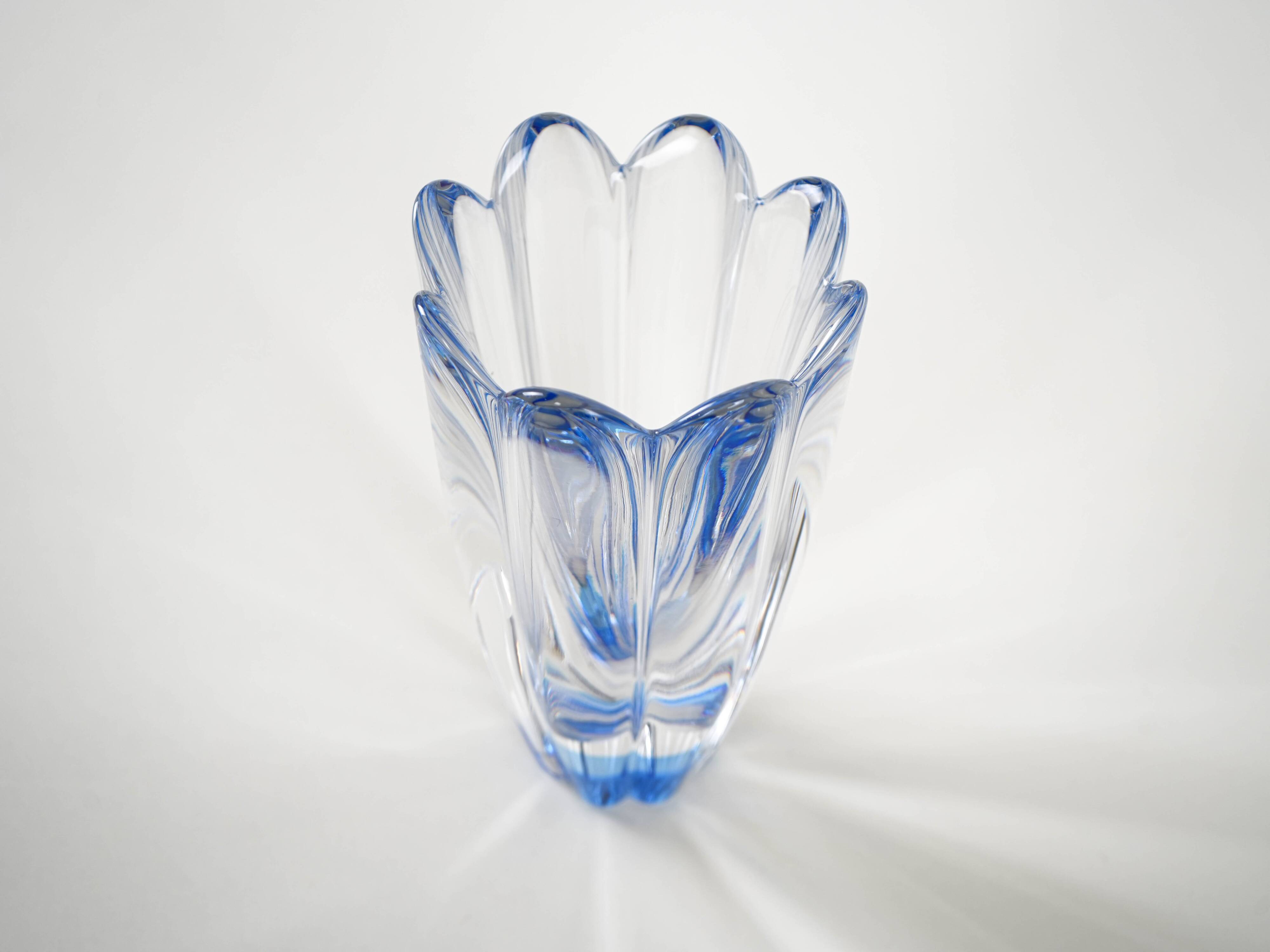 Mayflower glass vase, Swedish design, 1960s, designer: Jan Johansson, manuf