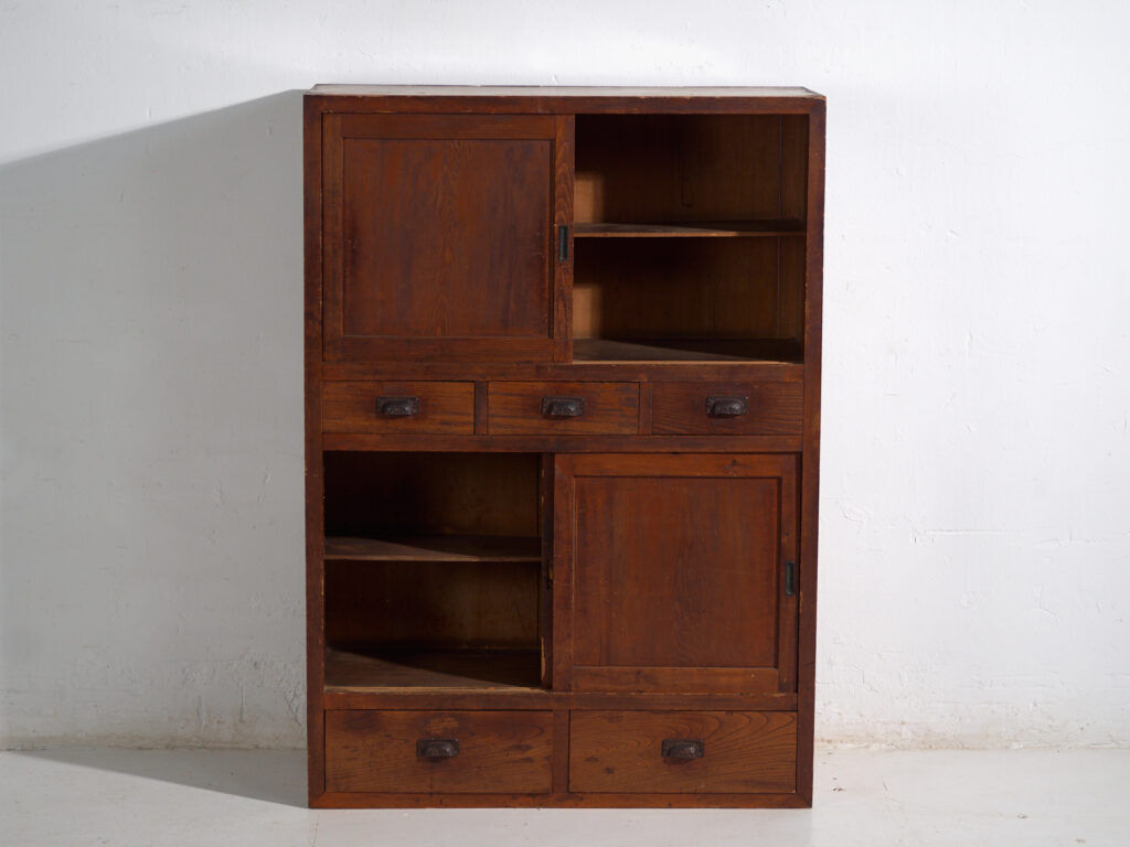 Antique Japanese sliding door wardrobe – Meiji period (c.1900-1920) #67