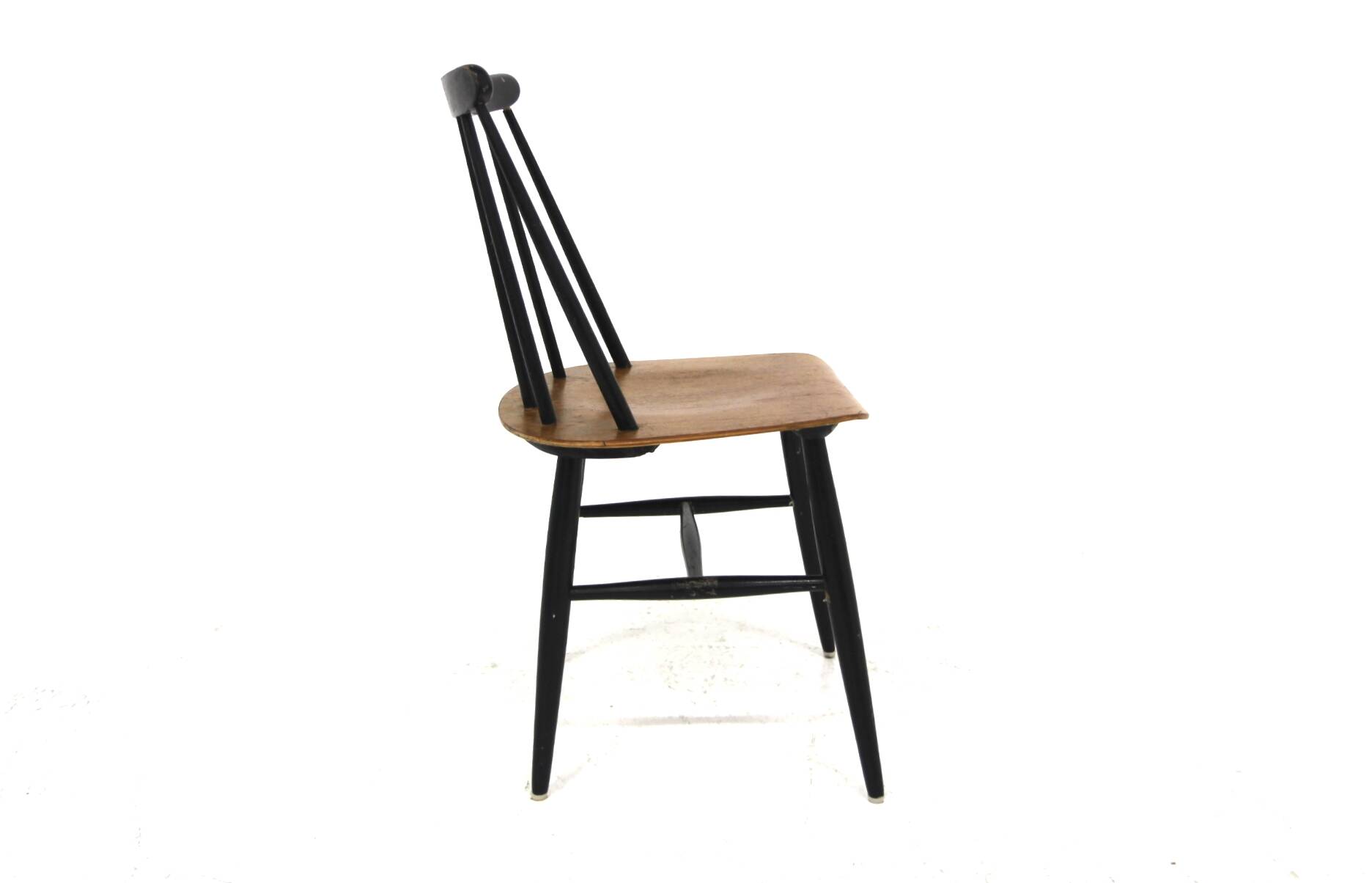 Set de 4 chaises "Fanett" en teck par Ilmari Tapiovaara, Suède, 1960