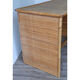 Bureau vintage Dal Vera en bambou et osier 1970