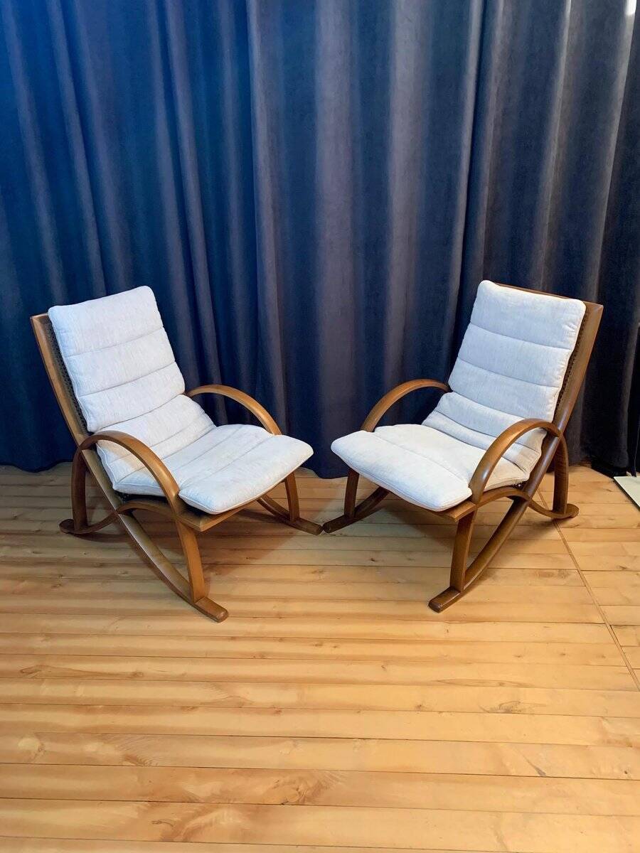 Set of German armchairs from WK Wohnen, 1970s