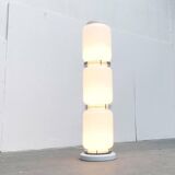 Mid-century Italian space age glass floor lamp from the 1960s.