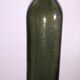 Lot of old blown glass beer bottles with marking
