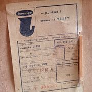 High buffet Biblitheque compass feet U 450 by Jiri Jiroutek for Interier Praha 1960