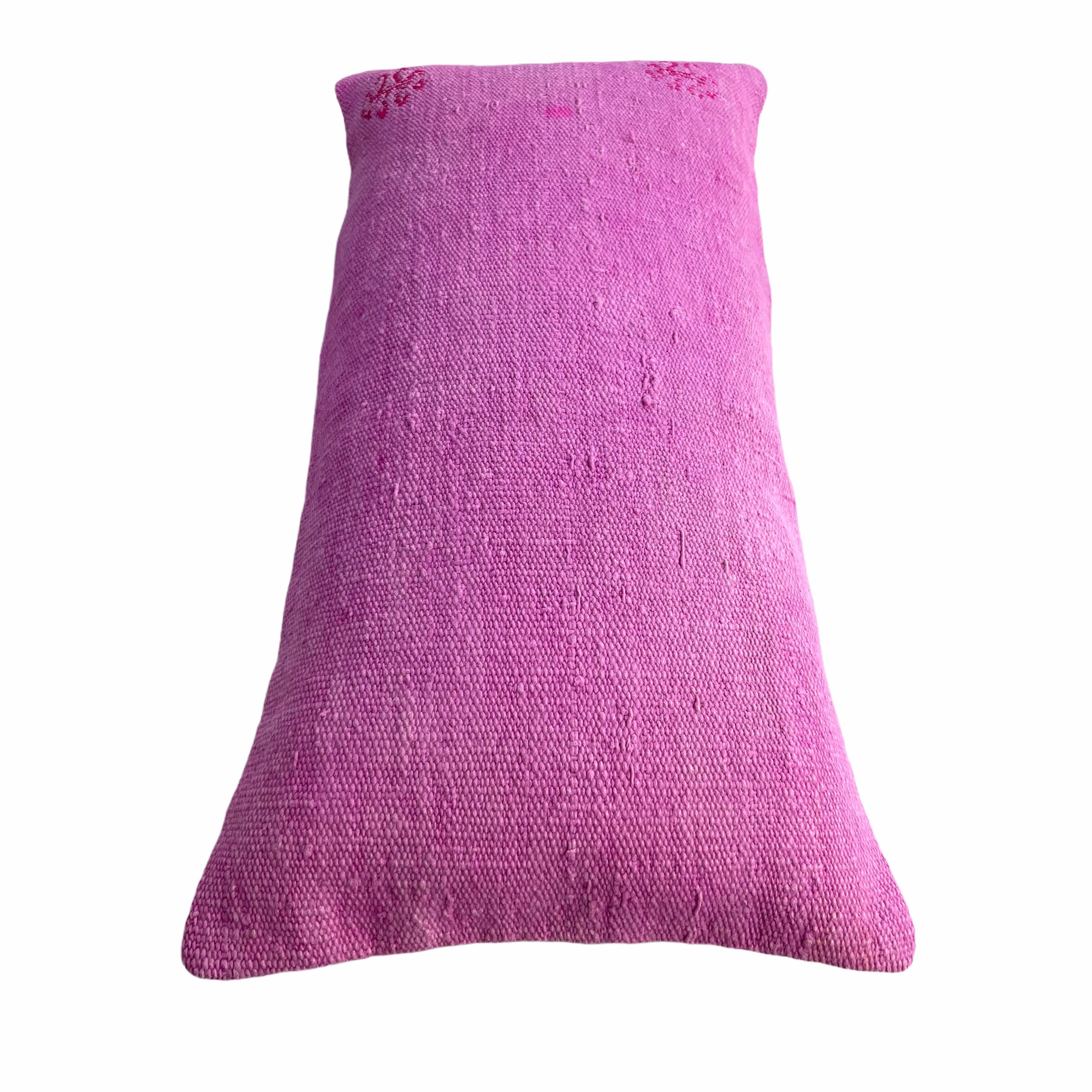 Vintage turkish kilim cushion cover, 30 x 60 cm