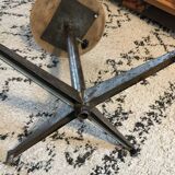 Set of 2 adjustable vintage industrial style stools