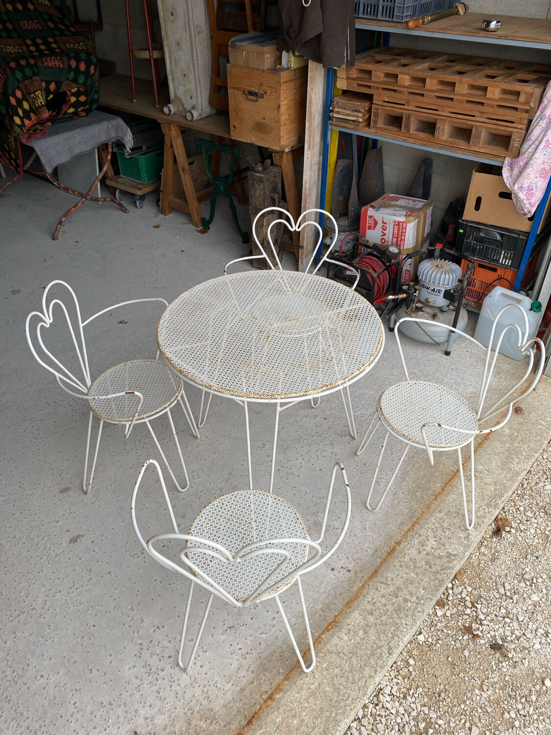 Mathieu Matégot garden furniture - 1954