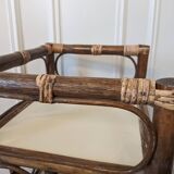 Rattan shelf