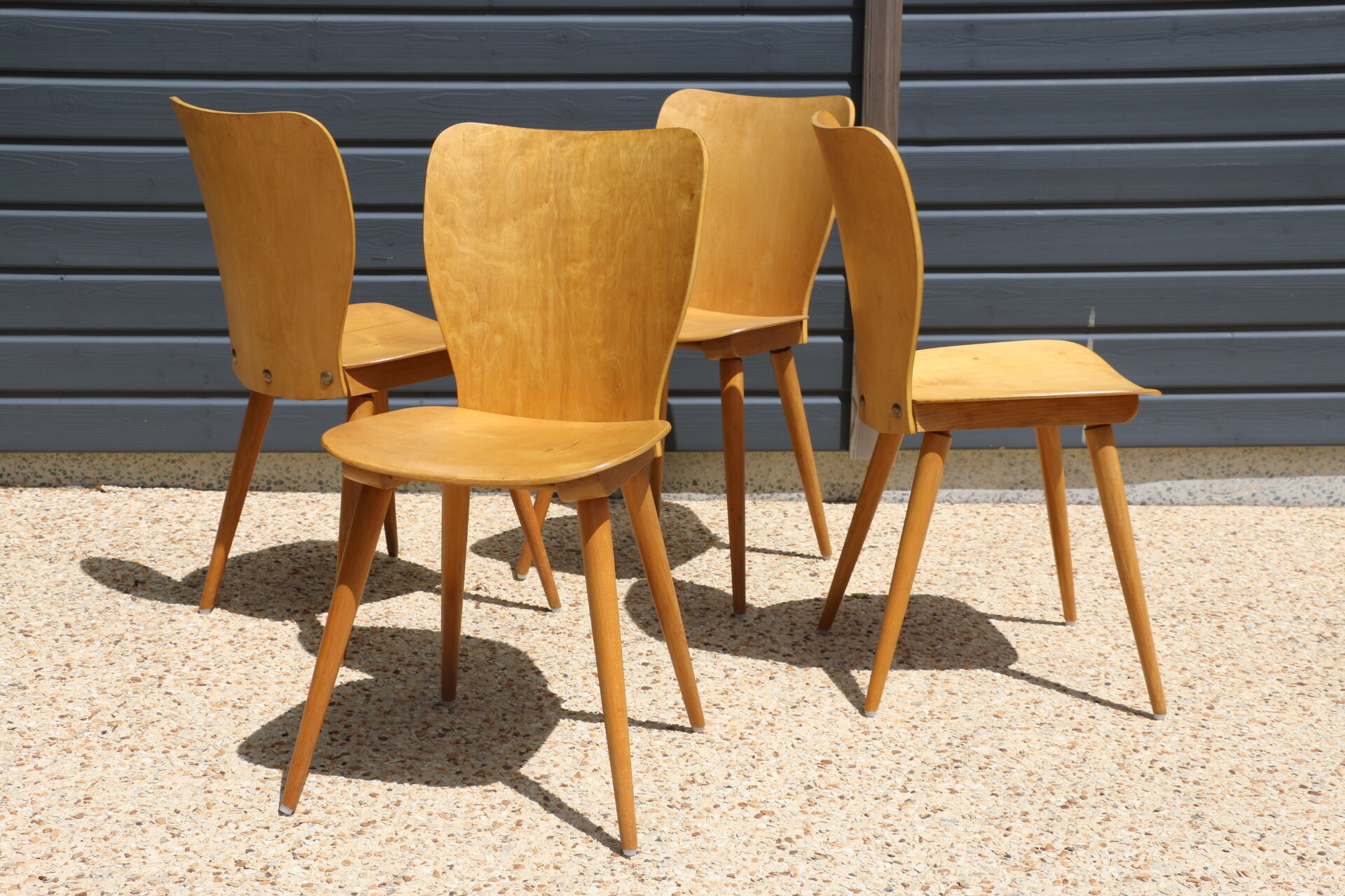 4 BAUMANN chairs 800G Max Bill 1955