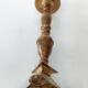 Pair of tripod candlesticks with lion's paws - Napoleon III - 19th century