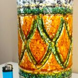 Roller vase, glazed ceramic, Italy, design from the 60s/70s