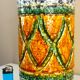 Roller vase, glazed ceramic, Italy, design from the 60s/70s