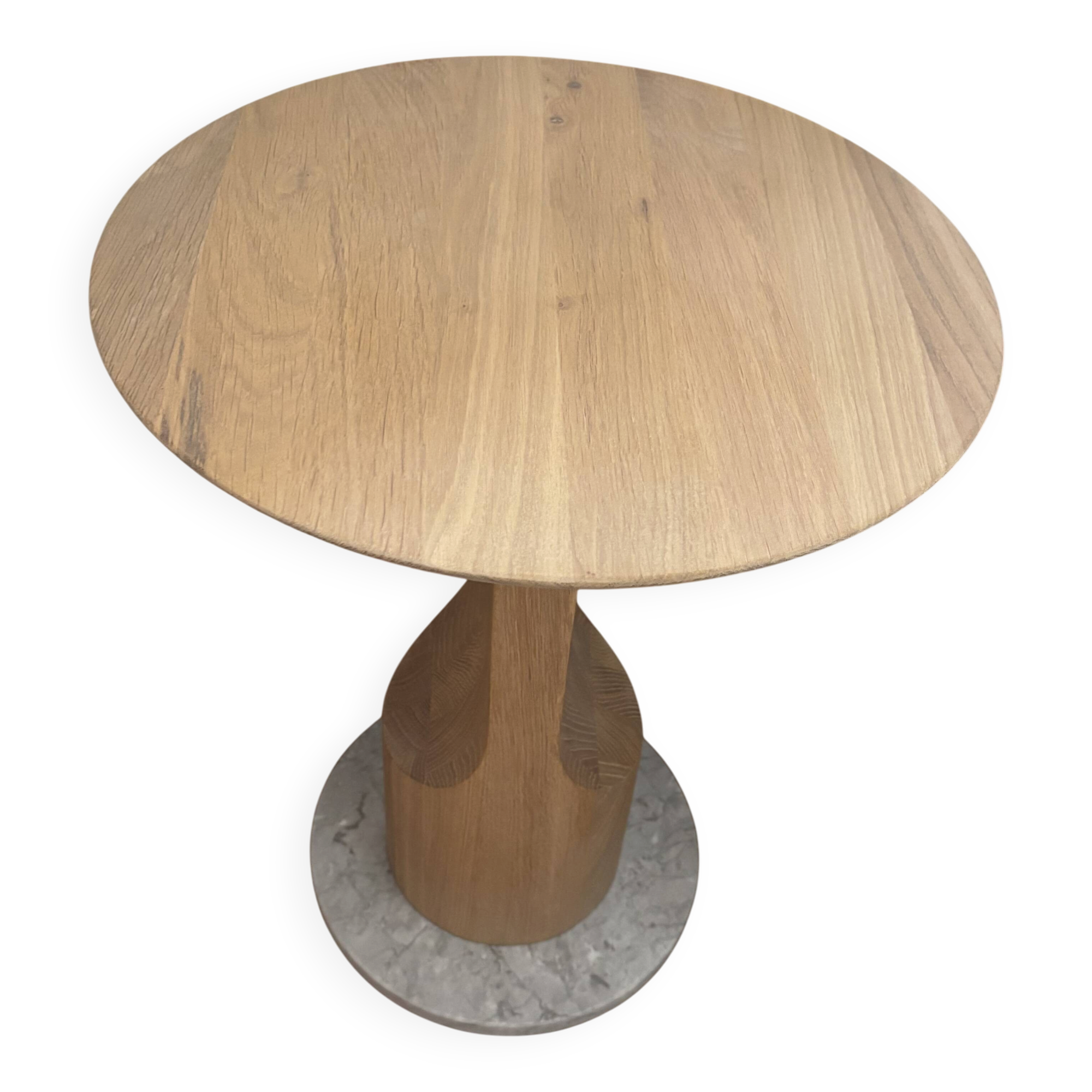 Bolia Sprout side table – oak & marble – excellent condition