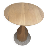 Table d’appoint bolia sprout – chêne & marbre – excellent état