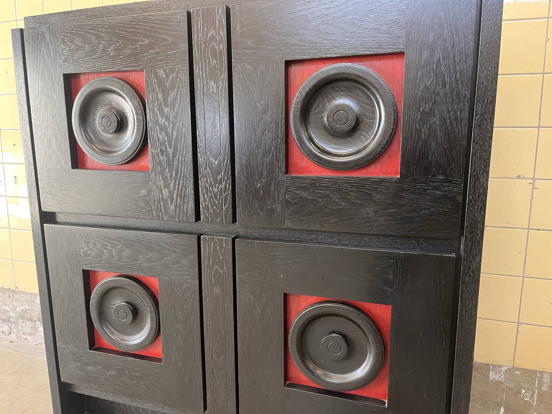 Vintage brutalist cabinet