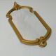 Antique Louis XV style mirror with a vintage carved gold frame.